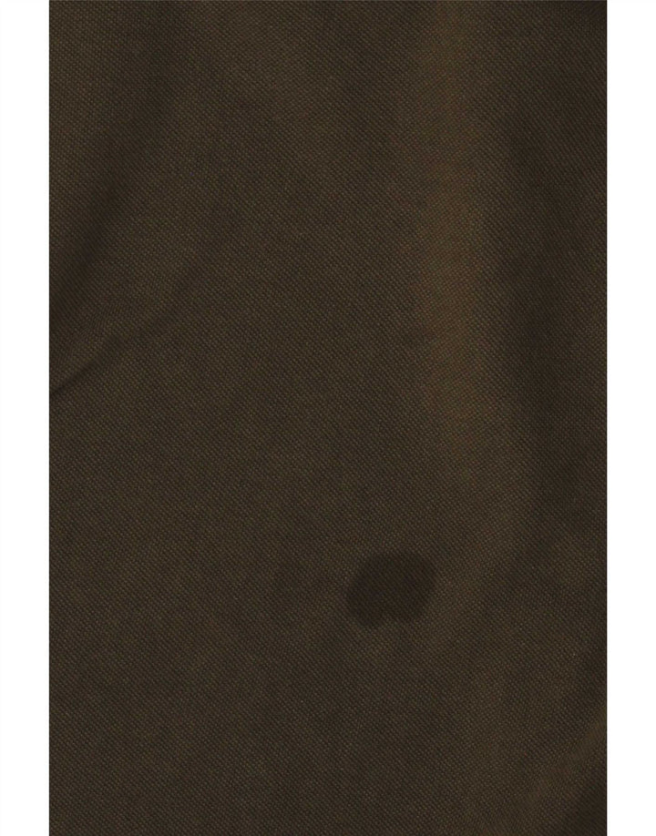 Мужская рубашка поло Fred Perry, хлопок цвета хаки, большой размер