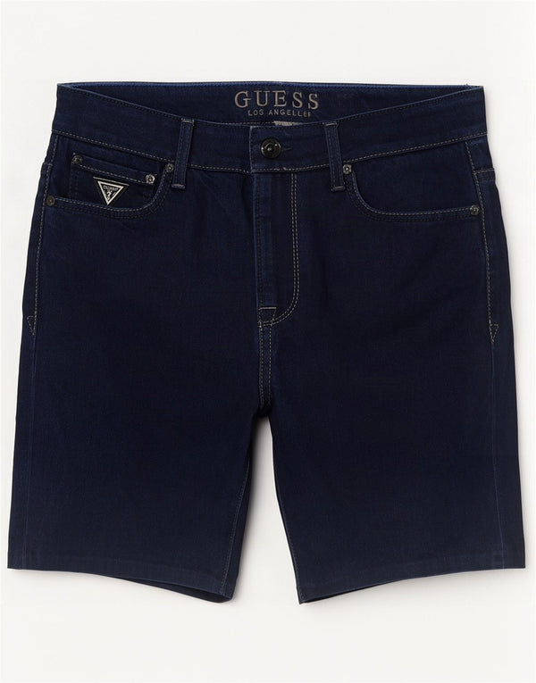 Мужские джинсовые шорты Guess W33 Medium Navy Blue