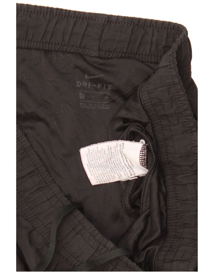 Женские спортивные шорты Nike Dri Fit UK 10, маленькие черные из полиэстера
