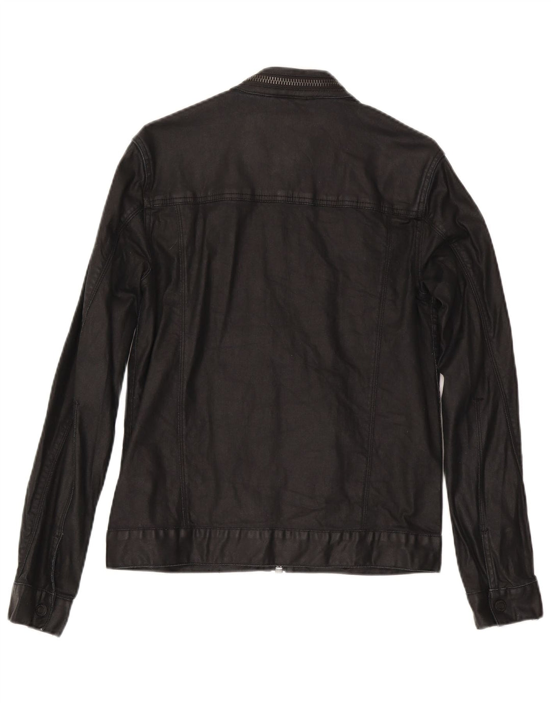 Мужская джинсовая куртка Superdry UK 36, маленькая, черный, хлопок