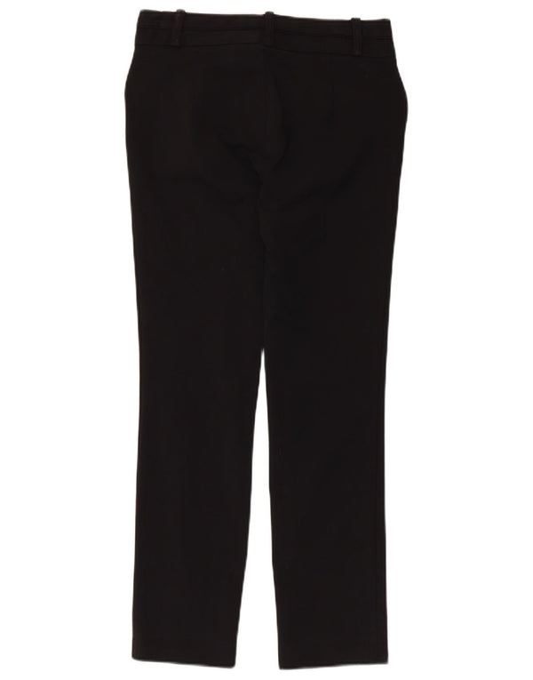 Женские узкие повседневные брюки Zara XS W24 L26, черный хлопок