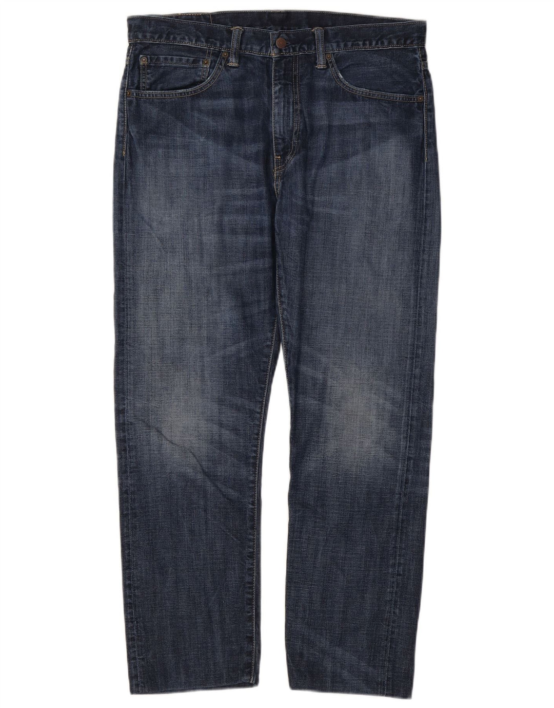 Мужские зауженные джинсы Levi's 508 W34 L30 синие, хлопок