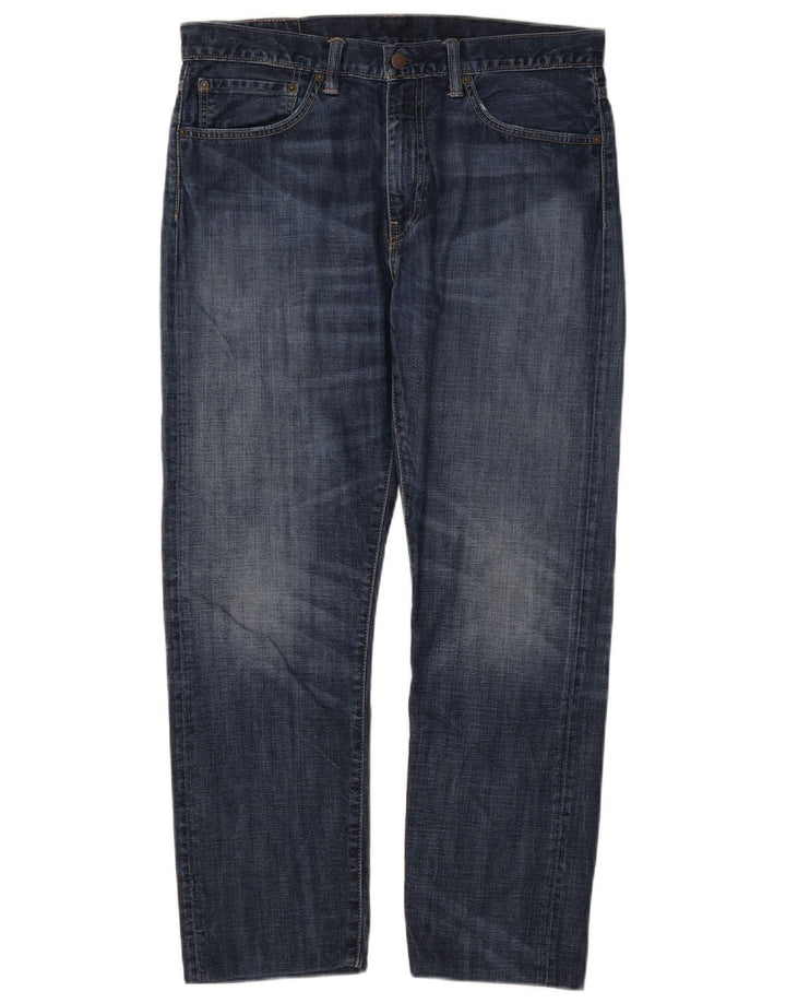 Мужские зауженные джинсы Levi's 508 W34 L30 синие, хлопок