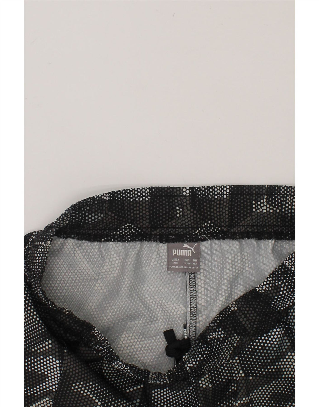 PUMA Boys Sport Shorts 11-12 Years  Grey Polyester Vintage Puma and Second-Hand Puma from Messina Hembry 