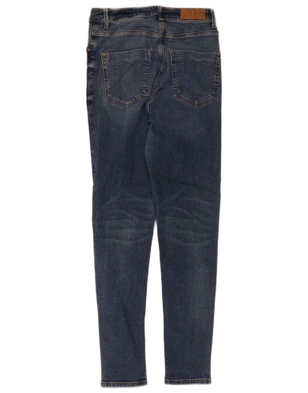 Женские джинсы скинни Zara EU 38, маленькие W28 L28, синие