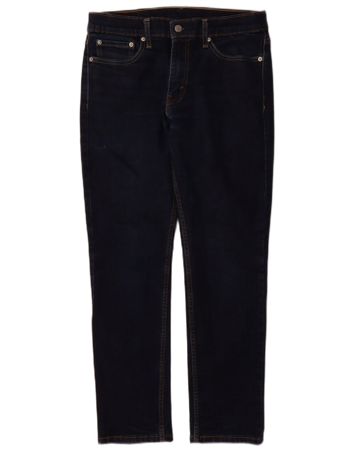 Мужские джинсы Levi's 511 Slim W32 L30 Темно-синие, хлопок