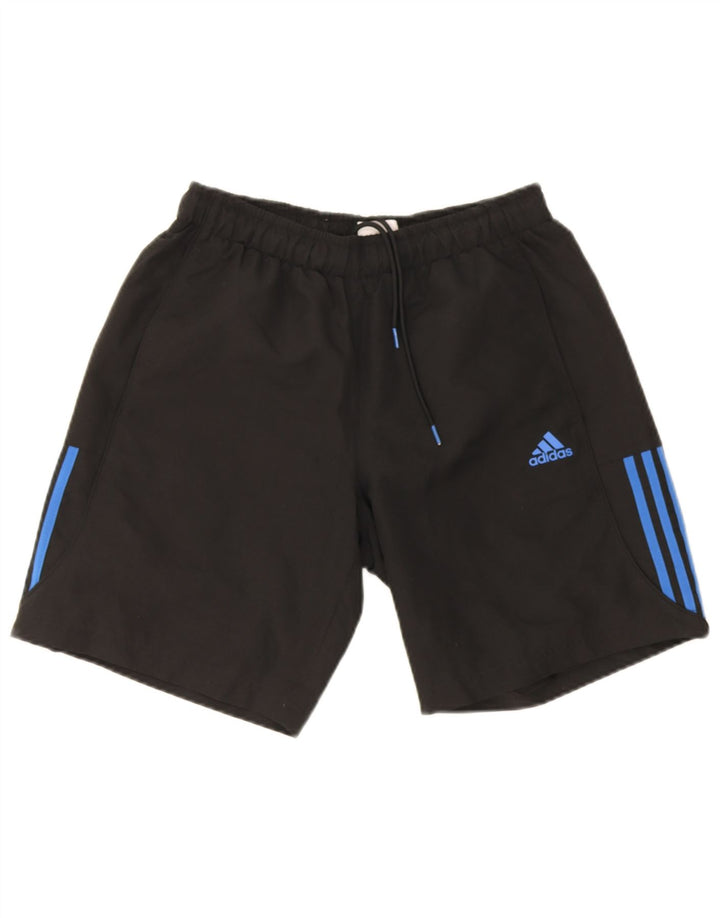 Мужские спортивные шорты Adidas Climalite, средний черный полиэстер