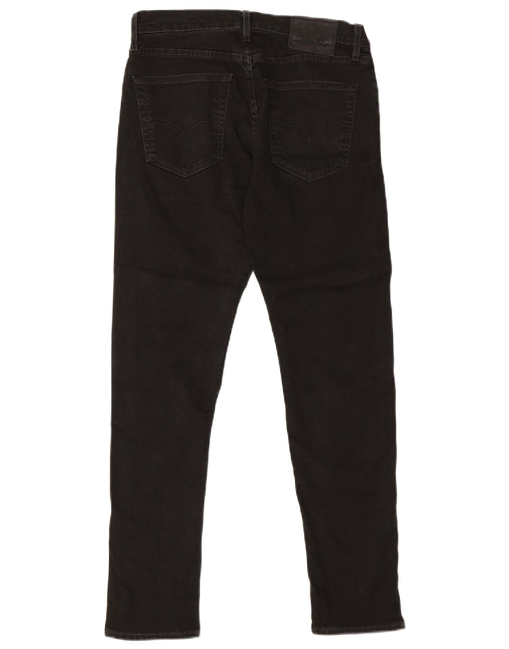 Мужские узкие джинсы Levi's W31 L32, черный хлопок