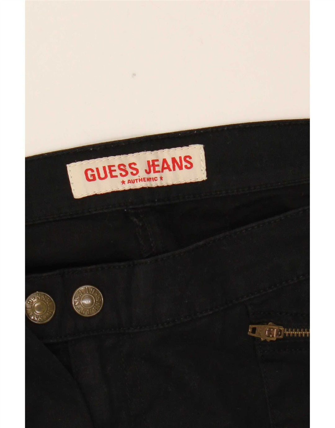 Женские брюки карго Guess Bootcut W31 L32, черные хлопковые