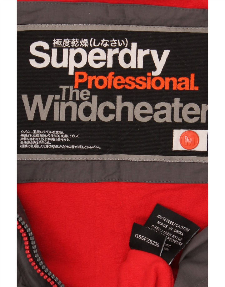 Женская ветровка с капюшоном Superdry The Windcheater UK 14, средний серый цвет