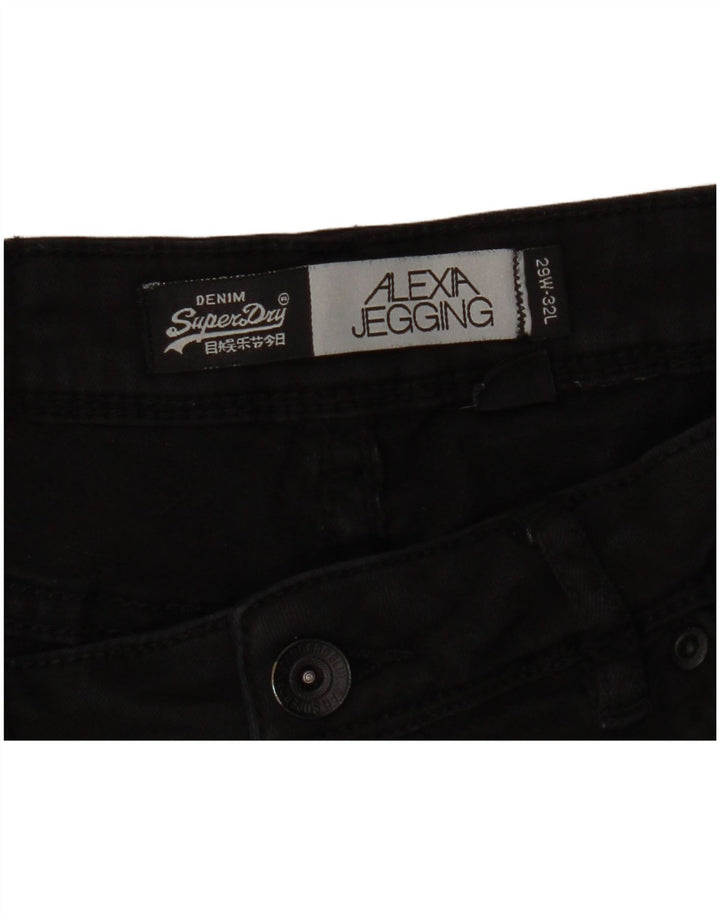 Мужские джинсы-джеггинсы SUPERDRY Alexia W29 L32 черные