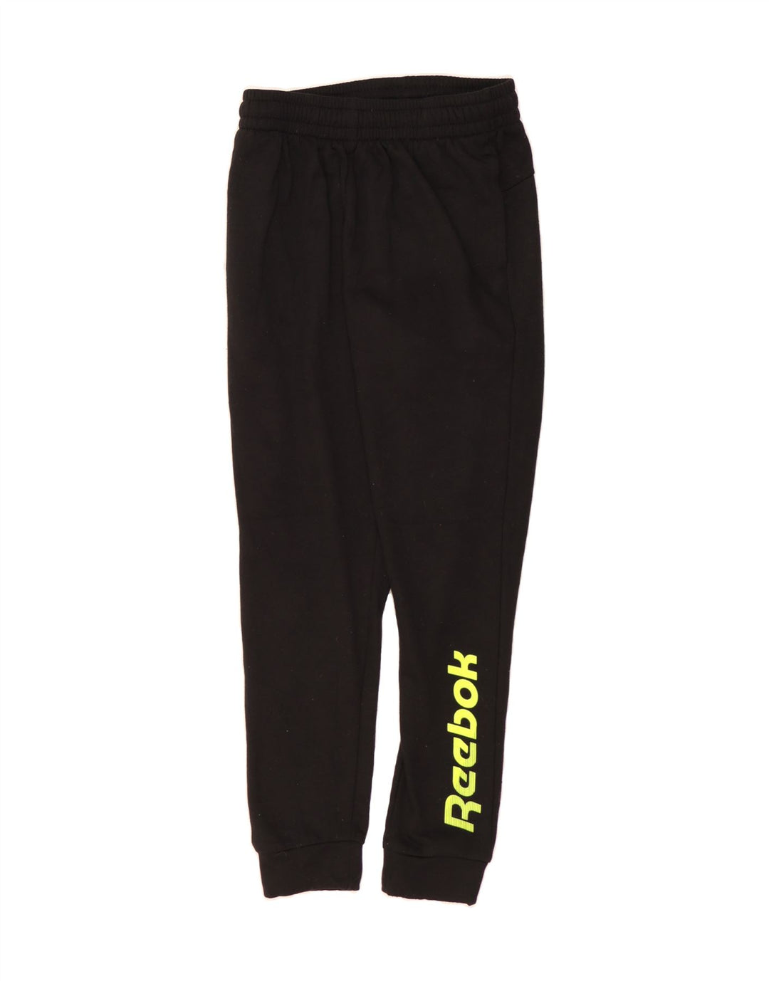 REEBOK Boys Graphic Tracksuit Trousers Joggers 10-11 Years Medium  Black Vintage Reebok and Second-Hand Reebok from Messina Hembry 