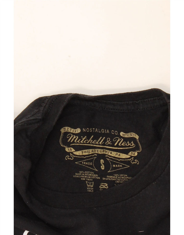 Мужская футболка с рисунком Los Angeles Lakers MITCHELL & NESS, маленькая черная