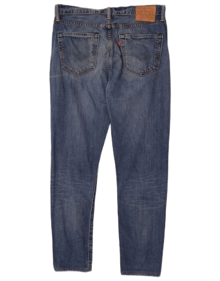 Мужские зауженные джинсы Levi's 508 W30 L28 синие, хлопок