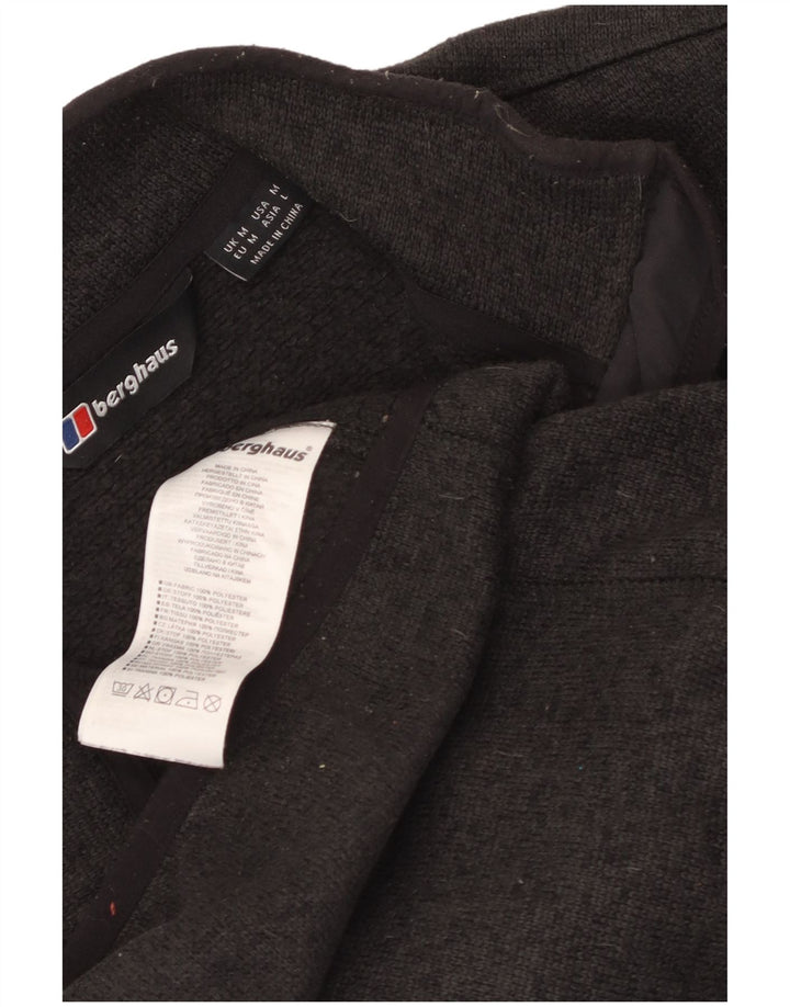 Мужская спортивная куртка Berghaus среднего серого цвета из полиэстера