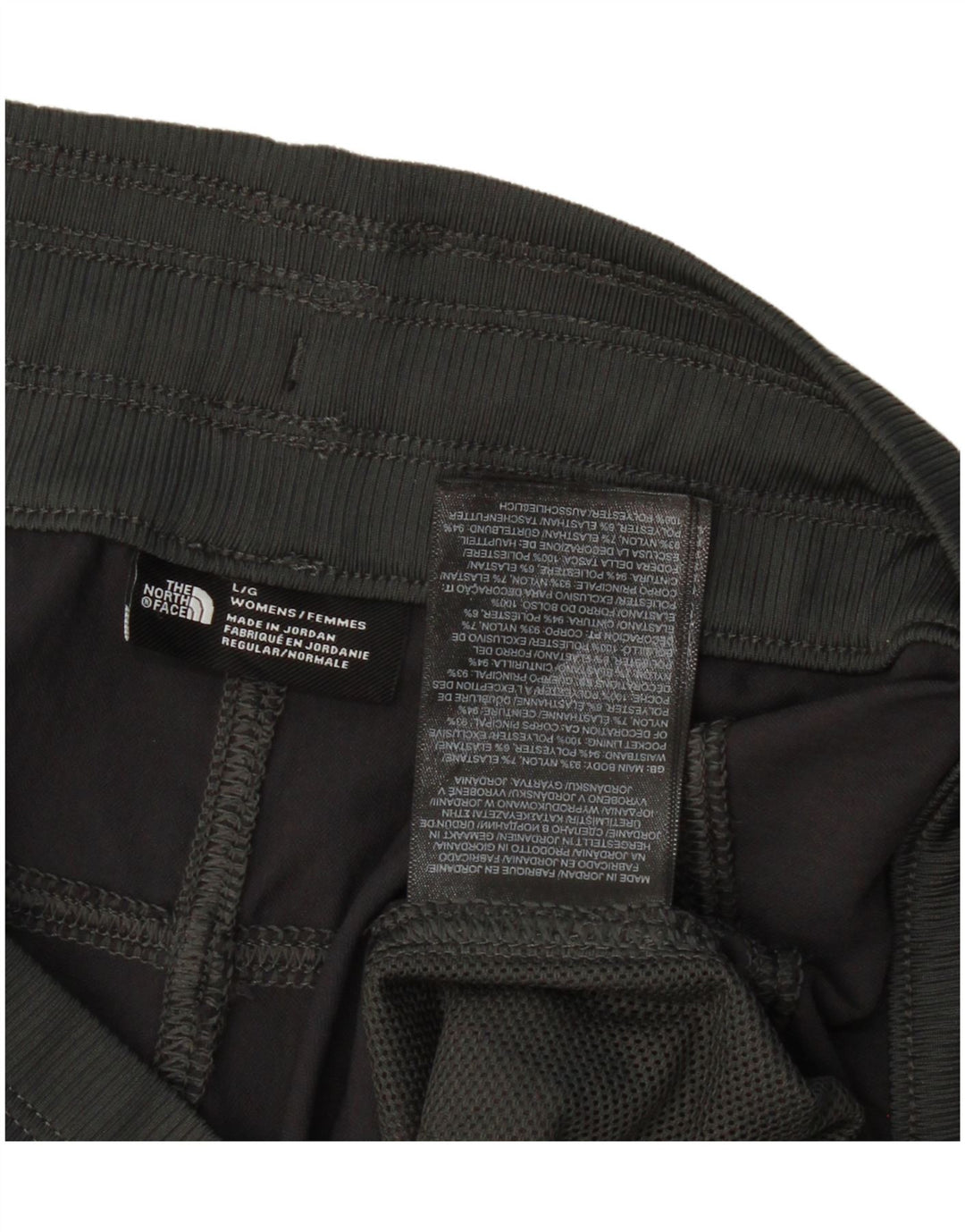 THE NORTH FACE Womens Tracksuit Trousers Large  Grey Nylon
