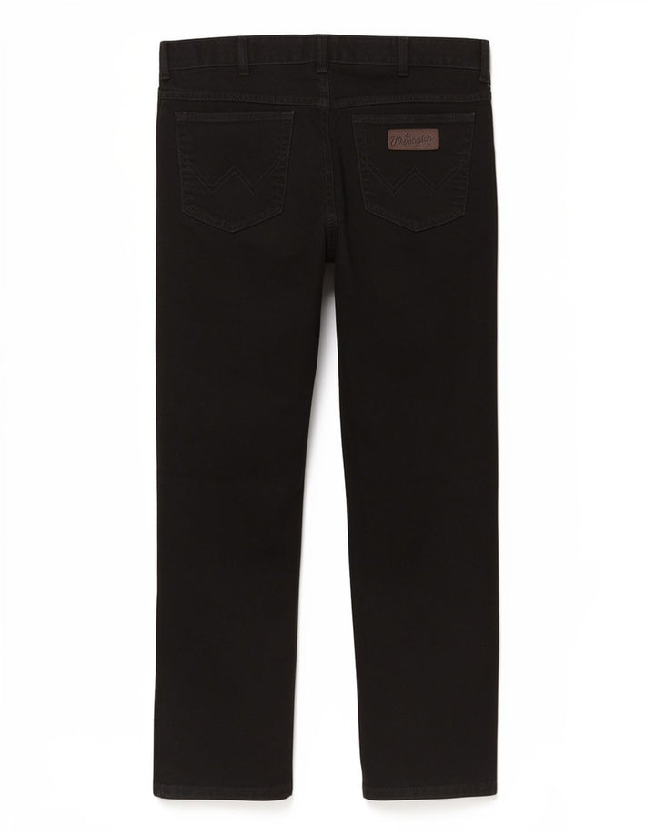 Женские прямые джинсы Wrangler Texas W36 L30, черный хлопок