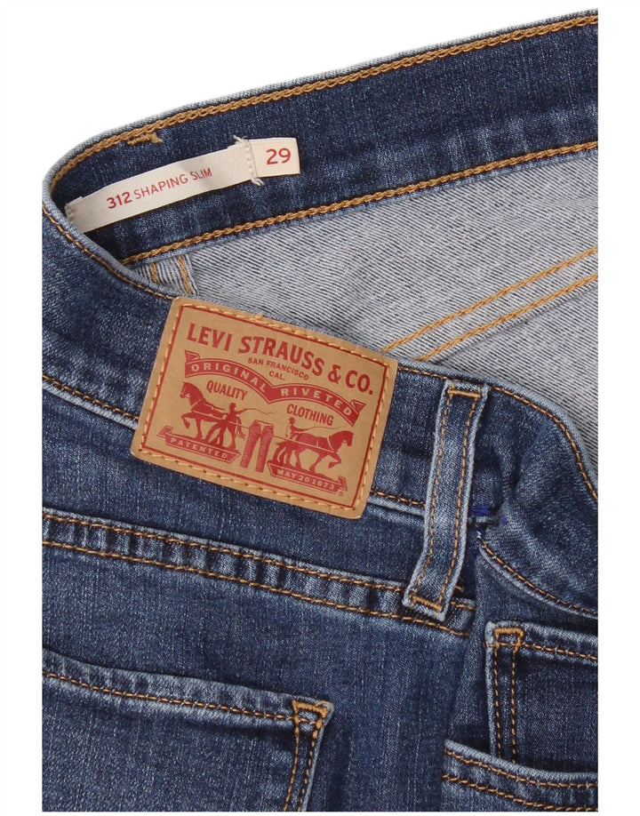 Женские джинсы Levi's 312 Shaping Slim W29 L30 синие