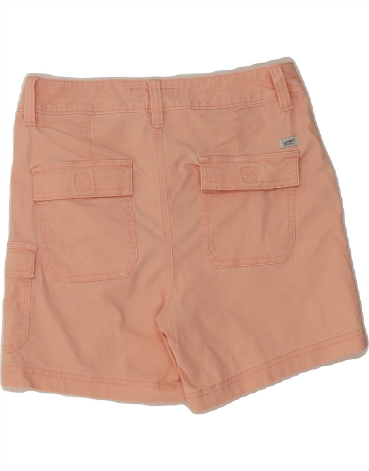 EDDIE BAUER Womens Cargo Shorts US 2 XS W28 Orange Cotton Vintage Eddie Bauer and Second-Hand Eddie Bauer from Messina Hembry 