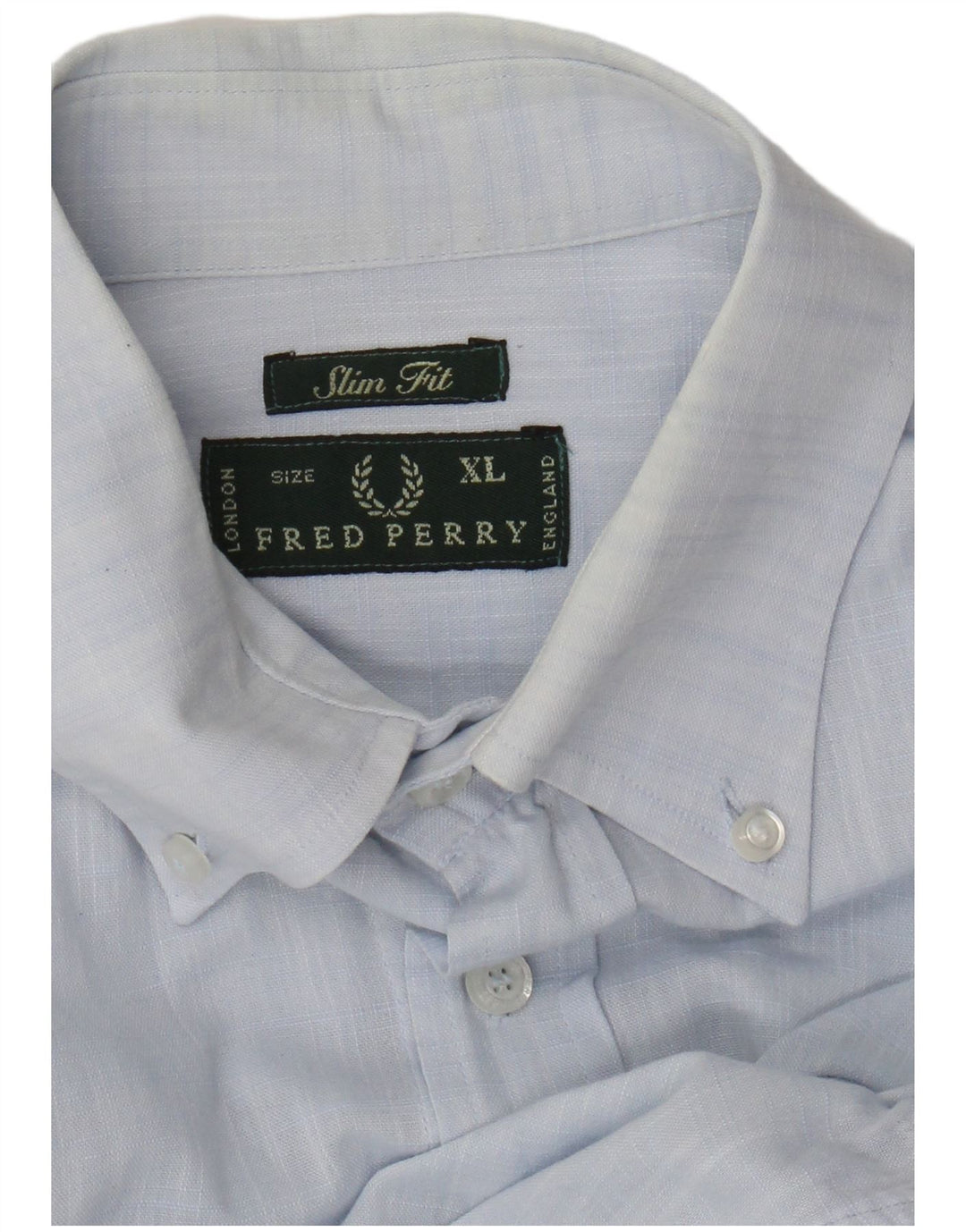 Мужская рубашка узкого кроя Fred Perry XL синяя