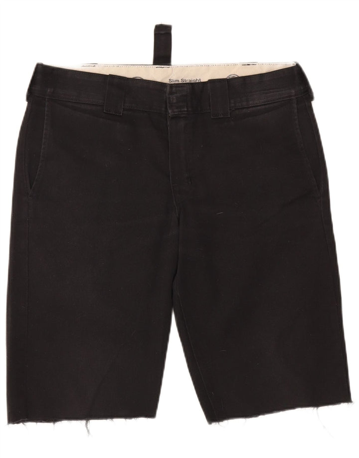 Мужские узкие шорты чинос Dickies W32, средний черный полиэстер