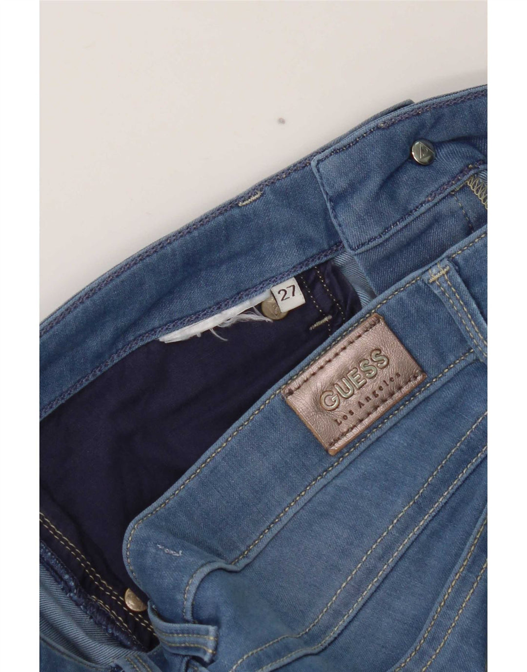Женские джинсы скинни Guess W27 L28 синие