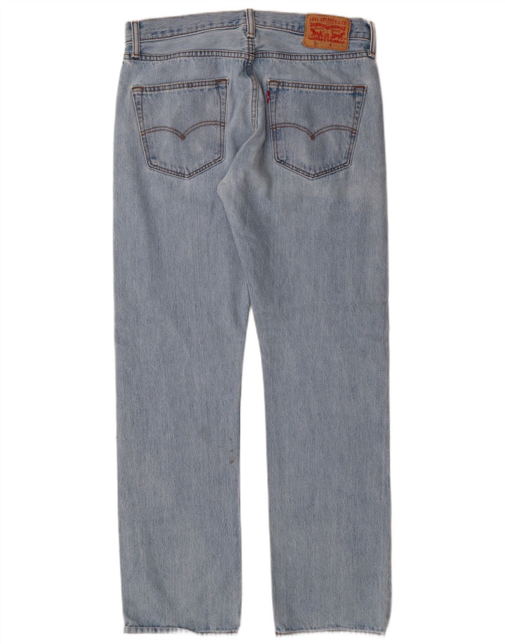 Мужские прямые джинсы Levi's 501 W33 L32 синие, хлопок