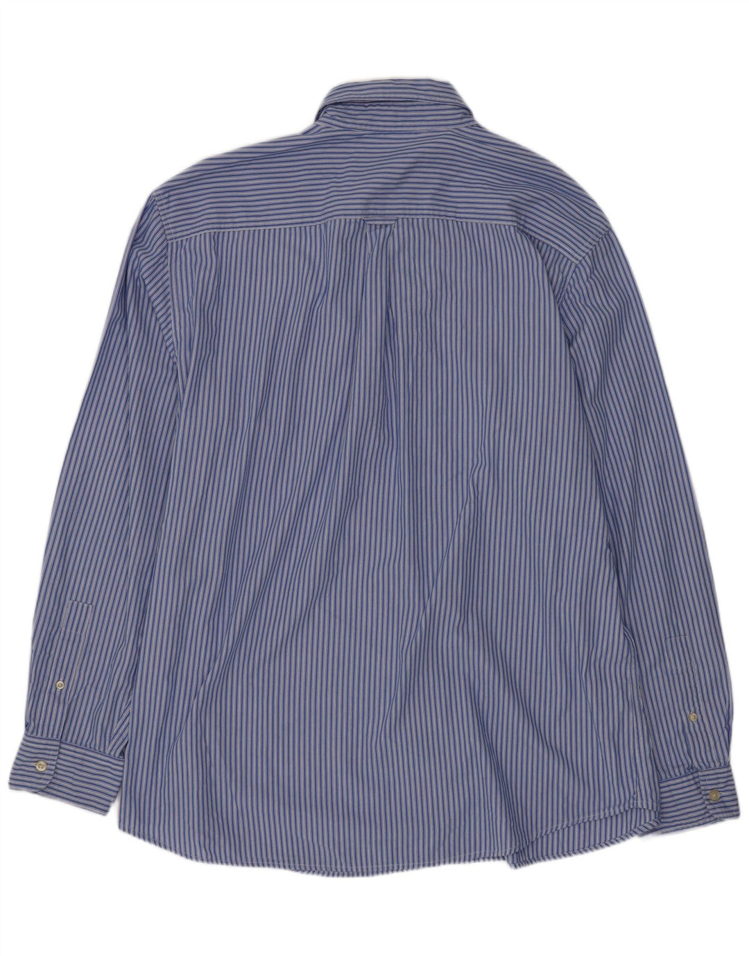 Мужская рубашка Chaps Easy Care XL из хлопка в синюю полоску
