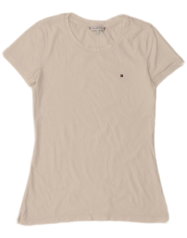 Женская футболка Tommy Hilfiger Top UK 8, маленькая, белая