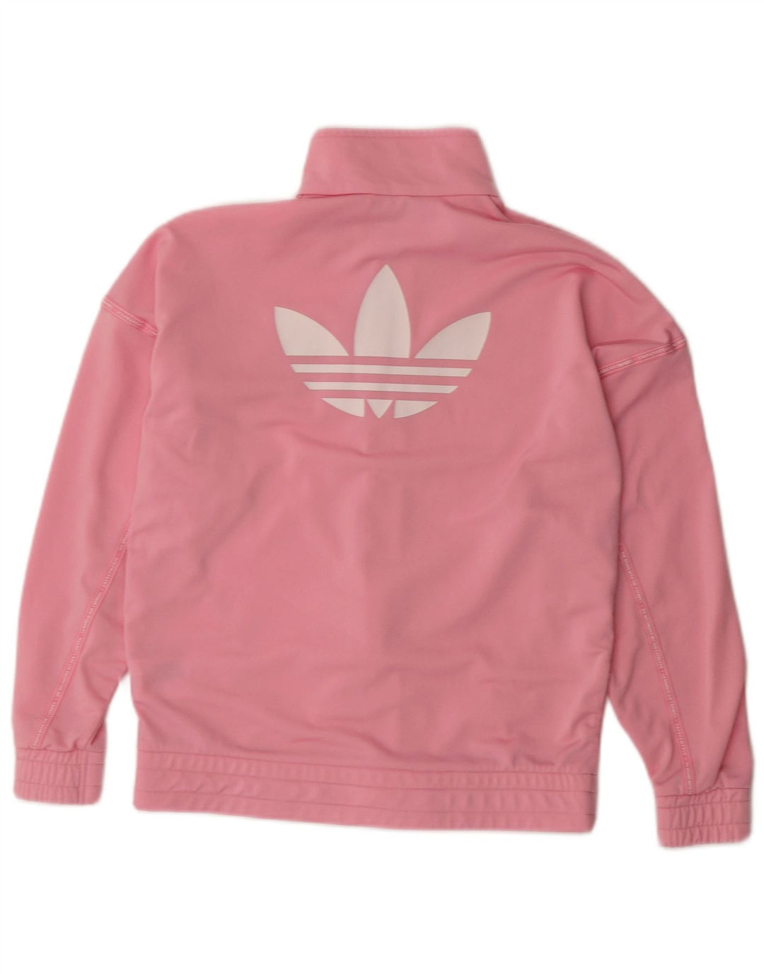 Спортивный костюм Adidas для девочек с графическим рисунком, верхняя куртка, 11–12 лет, розовый полиэстер