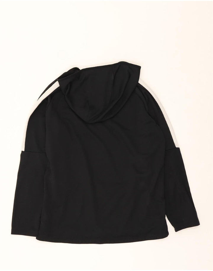 Мужской джемпер с капюшоном NIKE Dri Fit, большой черный полиэстер с цветными блоками