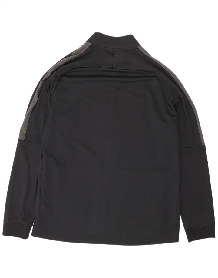 Мужская спортивная куртка с графическим рисунком Nike XL, черный полиэстер с цветными блоками