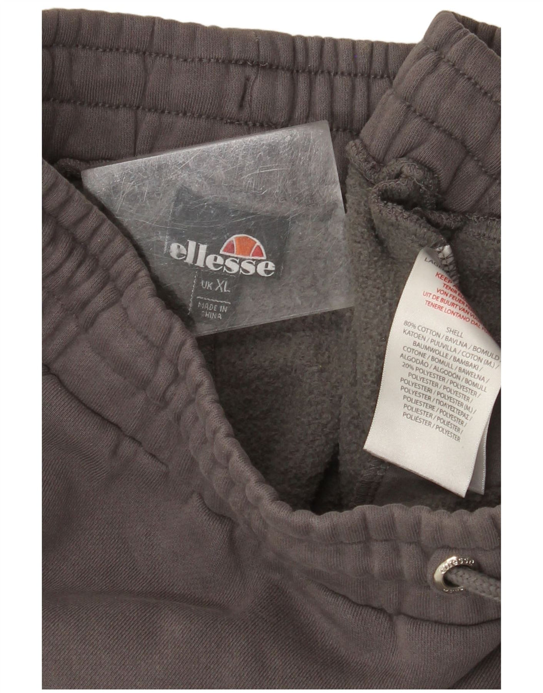 ELLESSE Womens Tracksuit Trousers Joggers XL  Grey Cotton