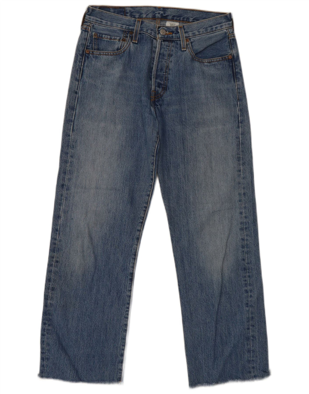 Мужские прямые джинсы Levi's 501 W29 L28 синие, хлопок