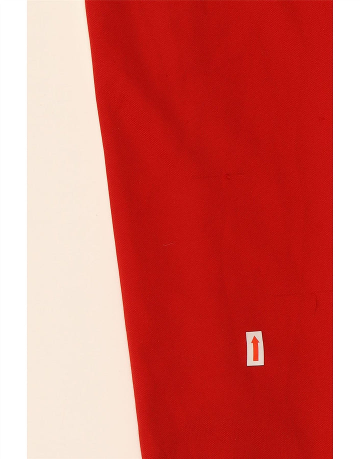 ADIDAS Mens Climacool Zip Neck Pullover Tracksuit Top Small Red Polyester Vintage Adidas and Second-Hand Adidas from Messina Hembry 