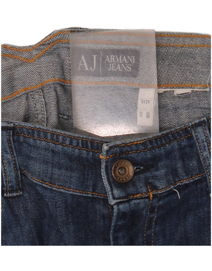 Женские джинсы скинни Armani W30 L34 Темно-синие