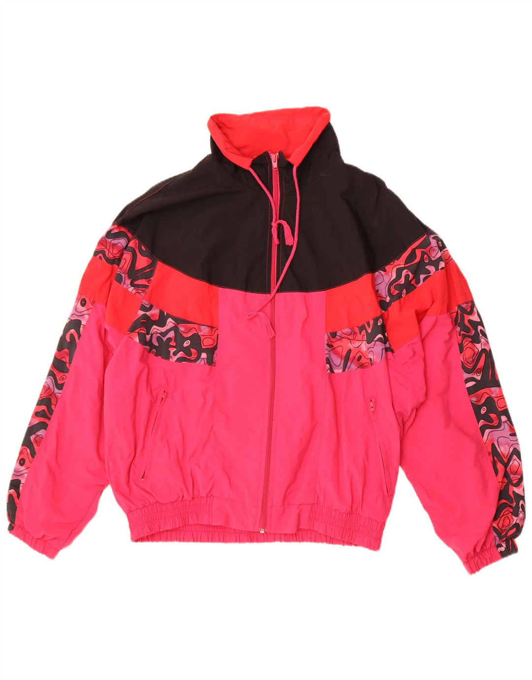 Мужской спортивный костюм Shamp Top Jacket IT 48/50 Средний розовый с цветными блоками Полиамид