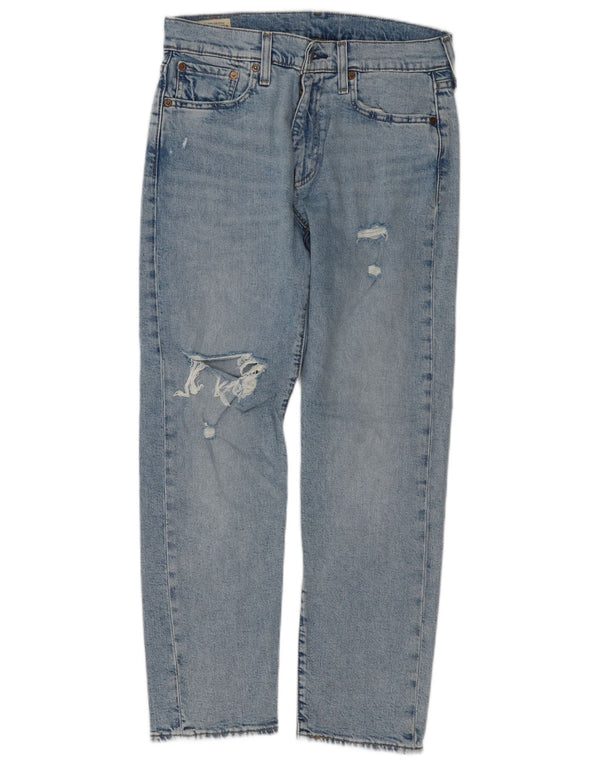 Мужские зауженные джинсы Levi's 502 W30 L30 синие, хлопок