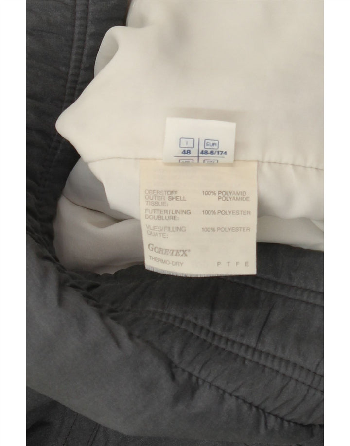 ELHO Mens Hooded Windbreaker Jacket IT 48 Medium Grey Polyamide Vintage Elho and Second-Hand Elho from Messina Hembry 