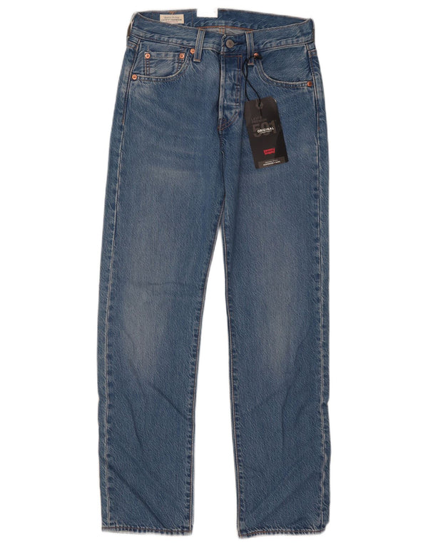 Женские прямые джинсы Levi's 501 W26 L30 синие, хлопок
