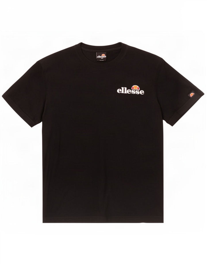Ellesse Мужская футболка из хлопка среднего размера, черная