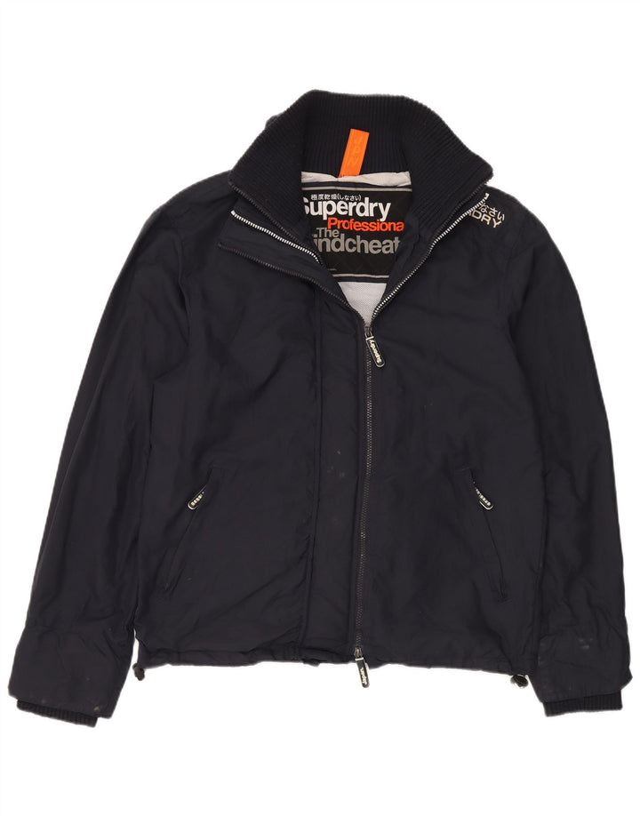 Мужская непромокаемая куртка SUPERDRY The Windcheater UK 40, большая темно-синяя