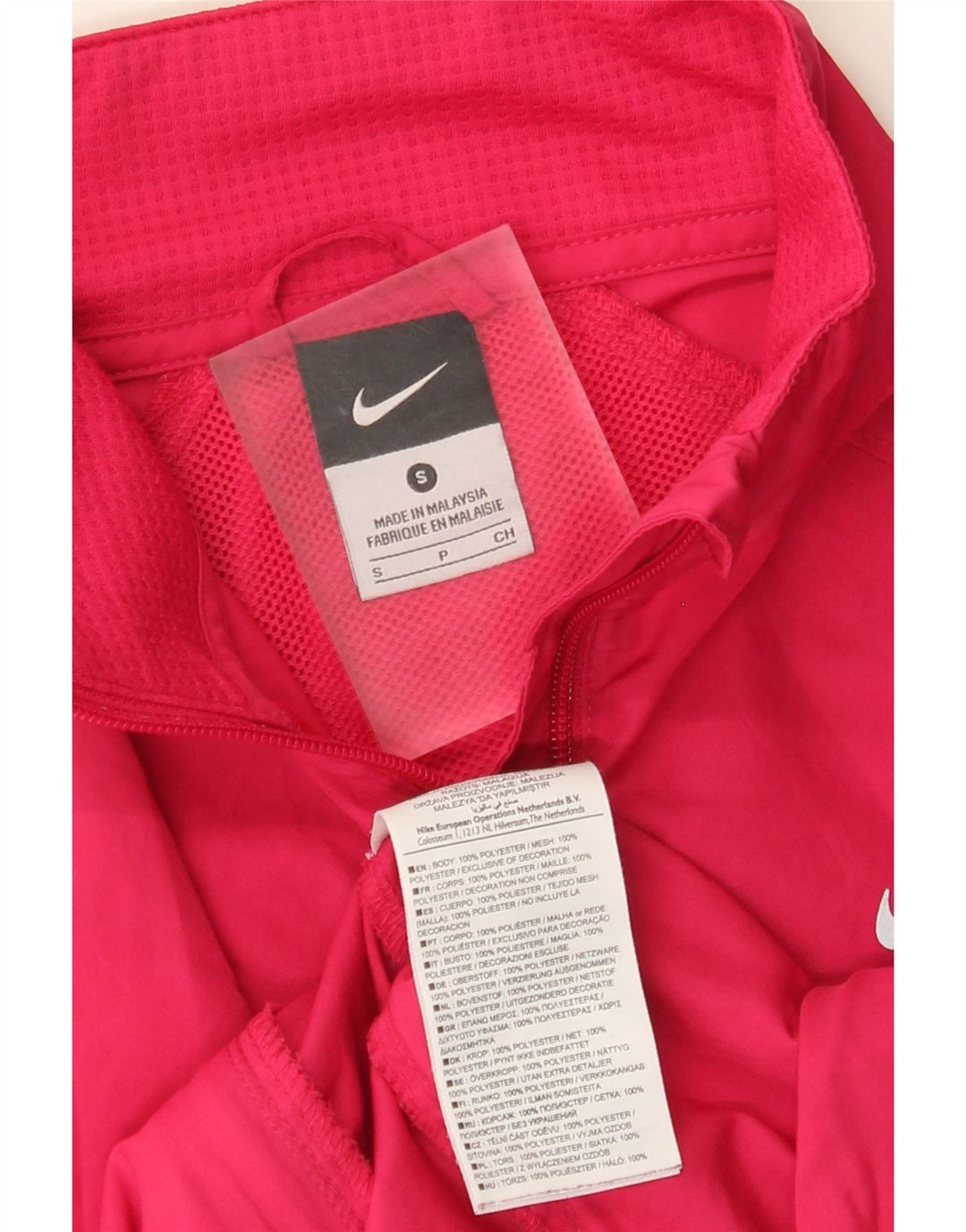 Женский спортивный костюм NIKE, верхняя куртка UK 10, маленький красный полиэстер