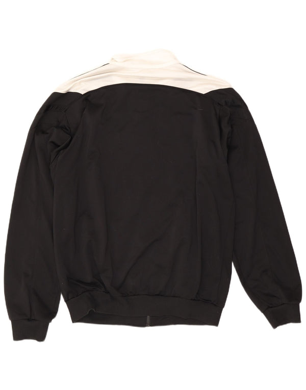 Мужская спортивная куртка Adidas UK 48/50 XL, черный полиэстер с цветными блоками