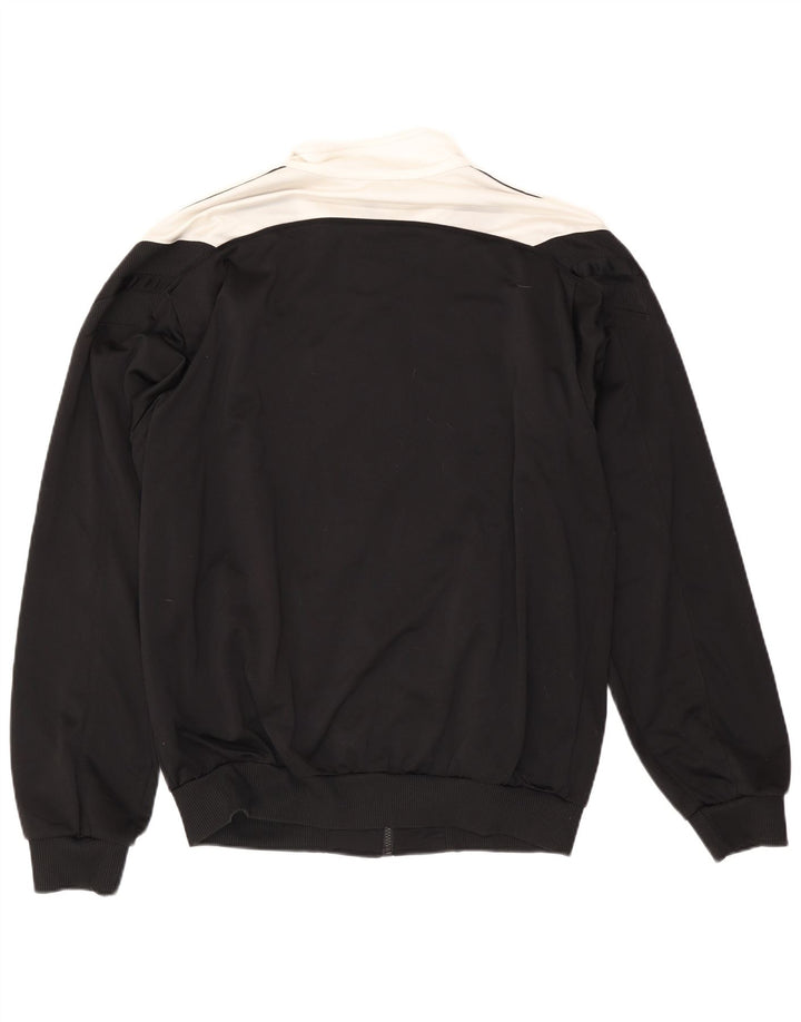 Мужская спортивная куртка Adidas UK 48/50 XL, черный полиэстер с цветными блоками