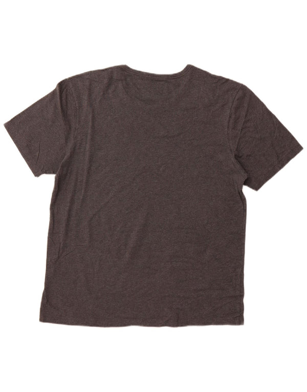 HUGO BOSS Womens T-Shirt Top UK 16 Large Grey Cotton