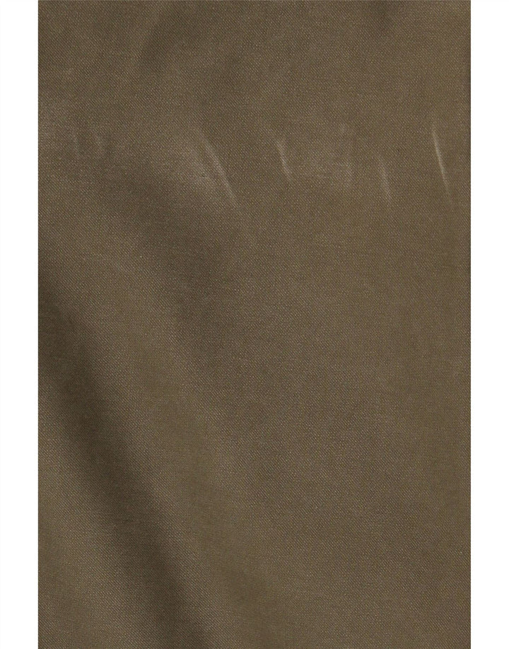 ВИНТАЖНАЯ Мужская куртка-парка в стиле милитари с капюшоном, Великобритания 40, большой цвет хаки