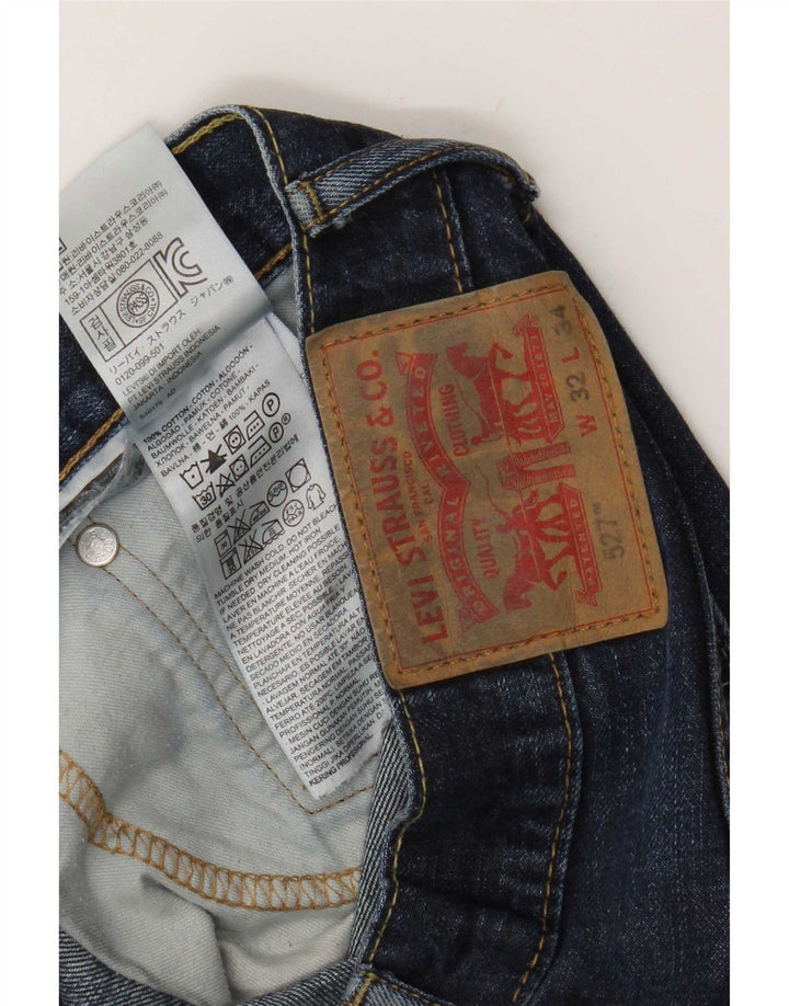 Мужские джинсы Bootcut Levi's W32 L28 синие, хлопок