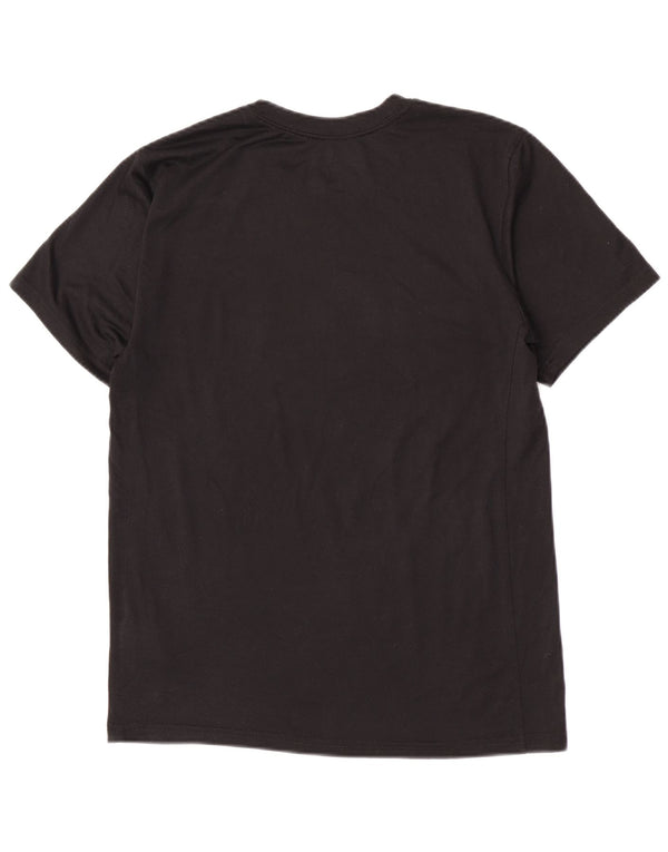 Мужская футболка Nike Dri Fit с графическим рисунком, маленький черный полиэстер