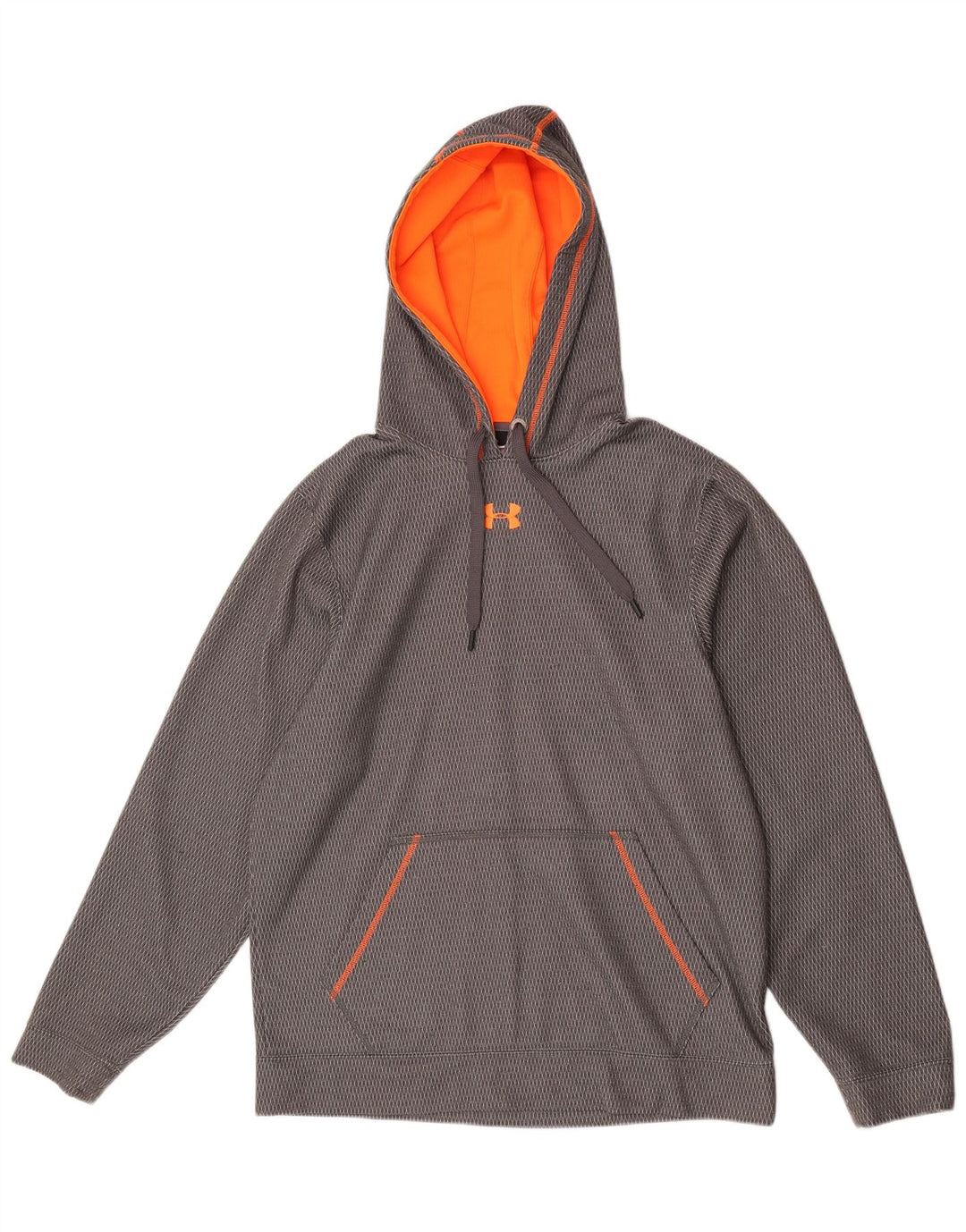 Мужской джемпер с капюшоном Under Armour, средний серый полиэстер